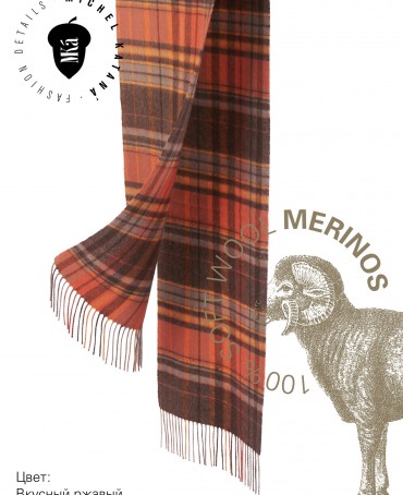 Шарф Унисекс FTQ.W220_GZ-556C/RUST